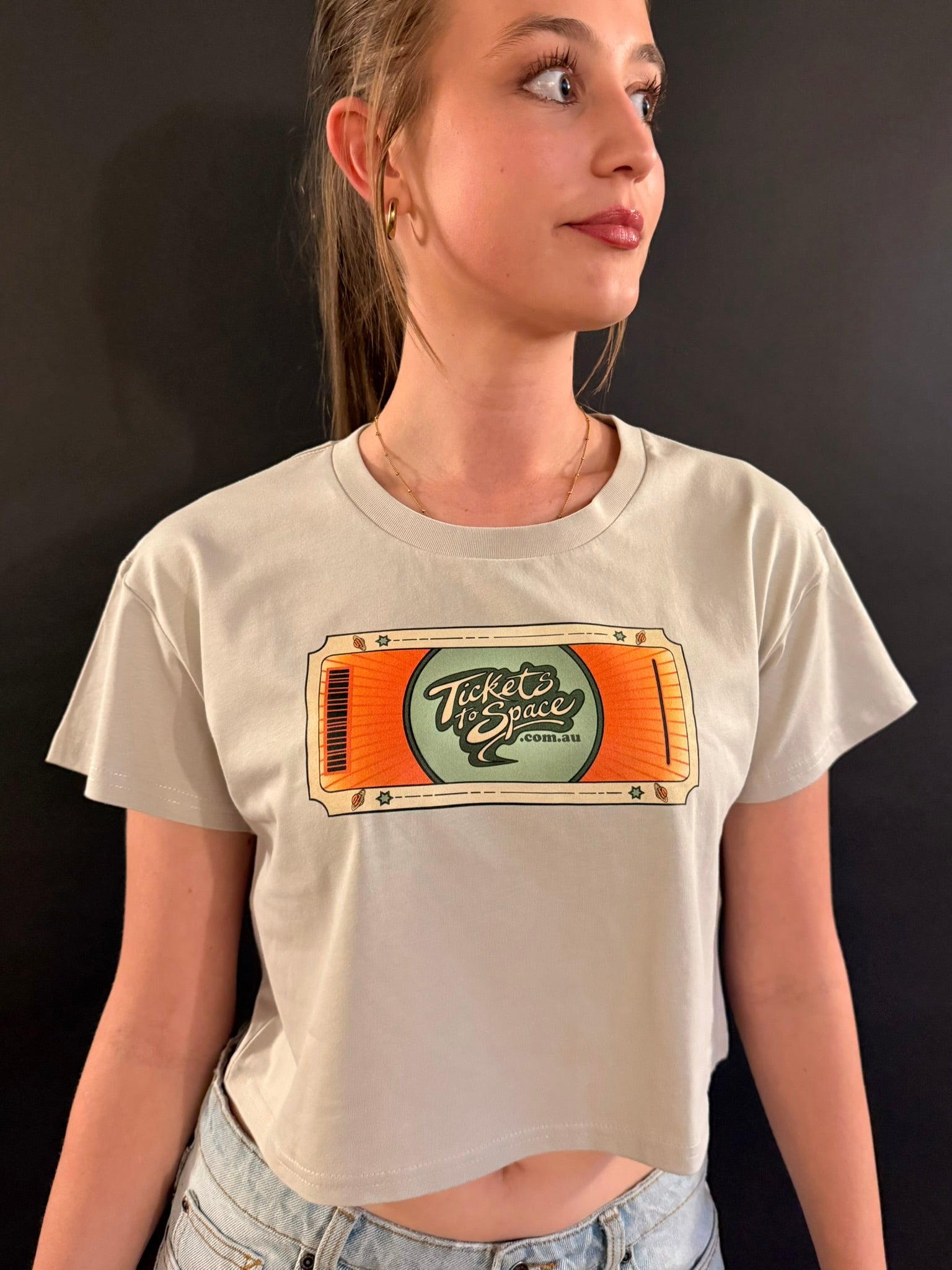 Cropped Ticket Tee