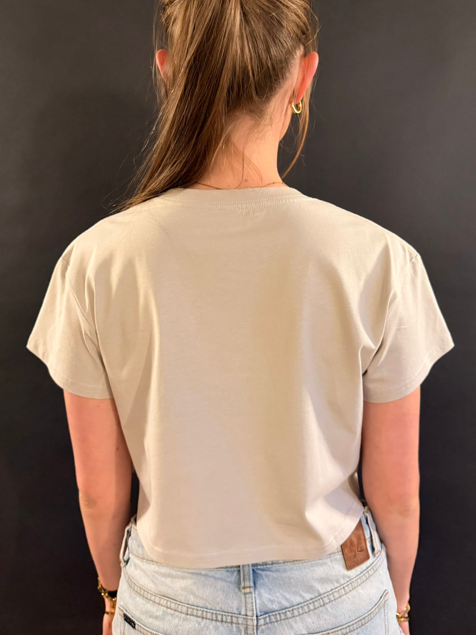 Cropped Ticket Tee