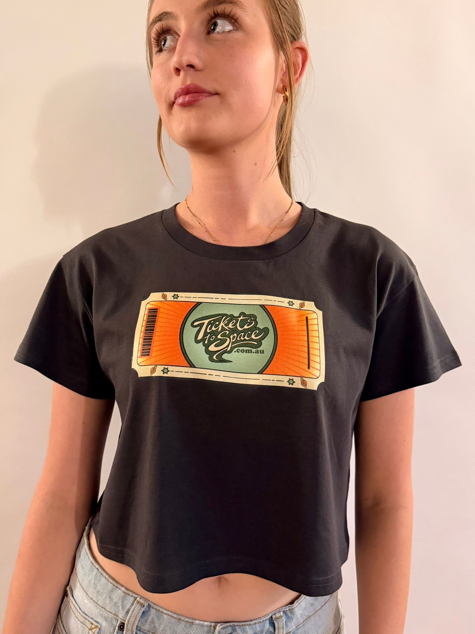 Cropped Ticket Tee